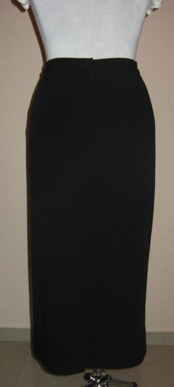 SPÓDNICA CZARNA MERINO