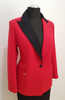 BIZNESOWY ŻAKIET CZERWONY Z CZARNYM/ MARYNARKA