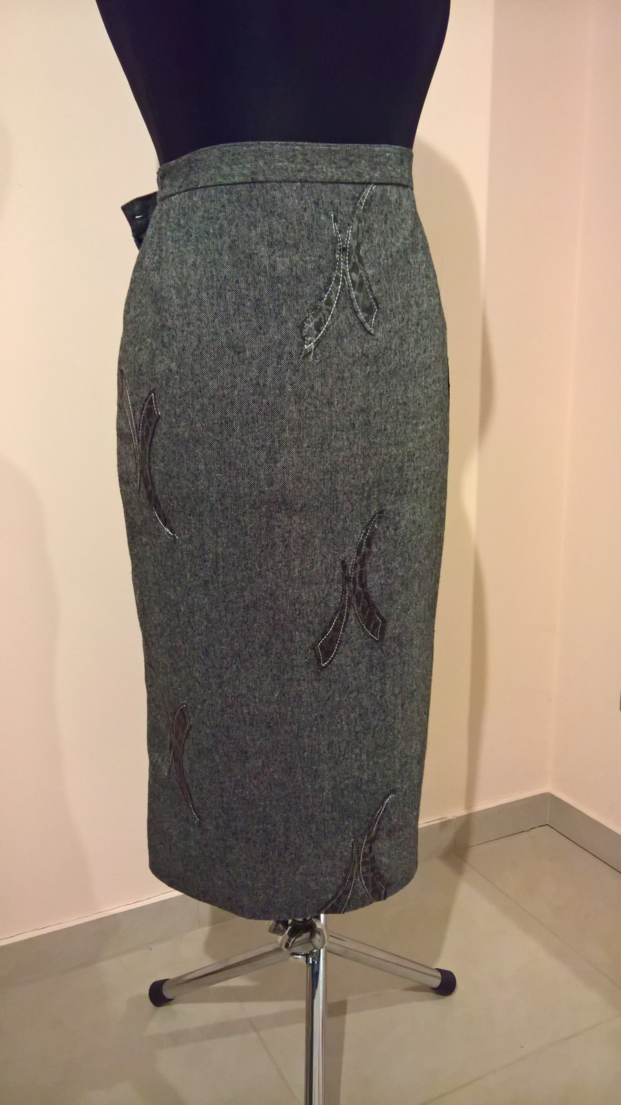 SPÓDNICA TWEED