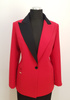 BIZNESOWY ŻAKIET CZERWONY Z CZARNYM/ MARYNARKA