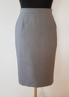 SPÓDNICA  BIZNESOWA SZARA/POPIELATA