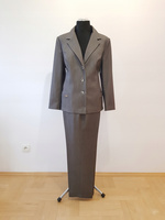 BIZNESOWY KOSTIUM ZE SPODNIAMI SZARY